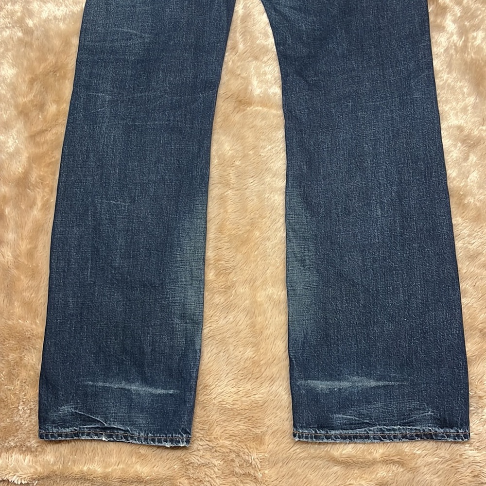 Vintage 1921 Classic Blue Denim Jeans 34/34 - Picture 4 of 16